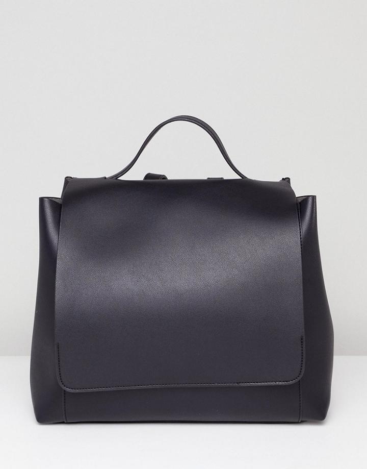 Asos Design Large Minimal Backpack - Black