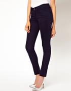 Pieces Jegging In Dark Denim - Blue