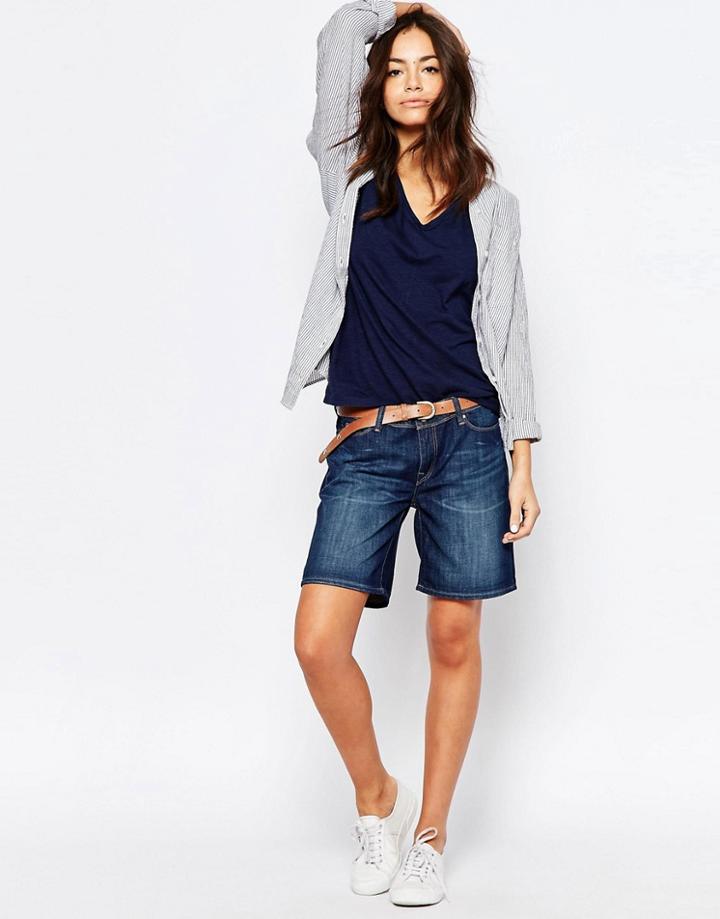 Esprit Denim Short - Blue Dark Wash