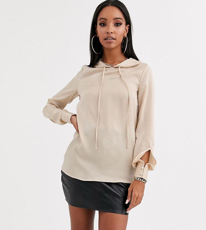 Unique21 Satin Oversized Hoodie