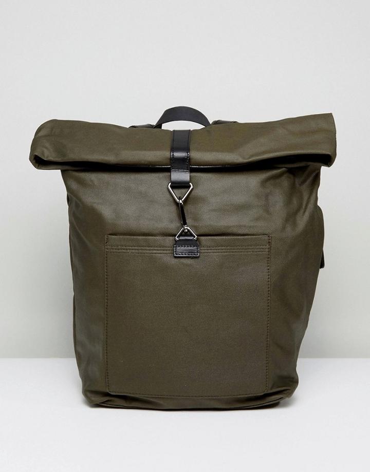 Kiomi Backpack With Leather Trims - Green