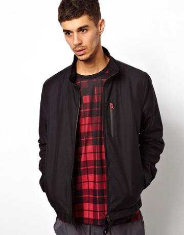 Asos Black Bomber Jacket
