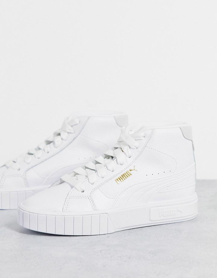 Puma Cali Star Mid Sneakers In White
