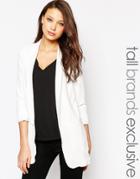 True Decadence Tall Tailored Blazer - Cream