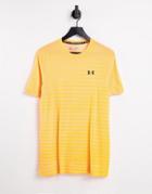 Under Armour Seamless Fade T-shirt In Orange