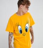 Reclaimed Vintage Inspired Tweety T-shirt - Yellow