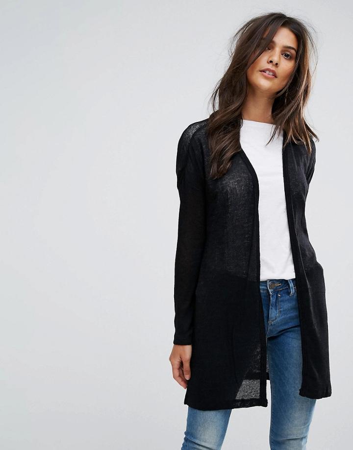 Vero Moda Long Cardigan - Black