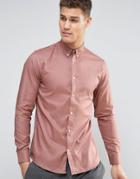 Selected Homme Slim Smart Shirt - Pink