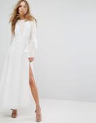 Forever New Devore Maxi Dress - White