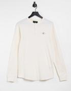 Siksilk Long Sleeve Button Down Top In Ecru-white