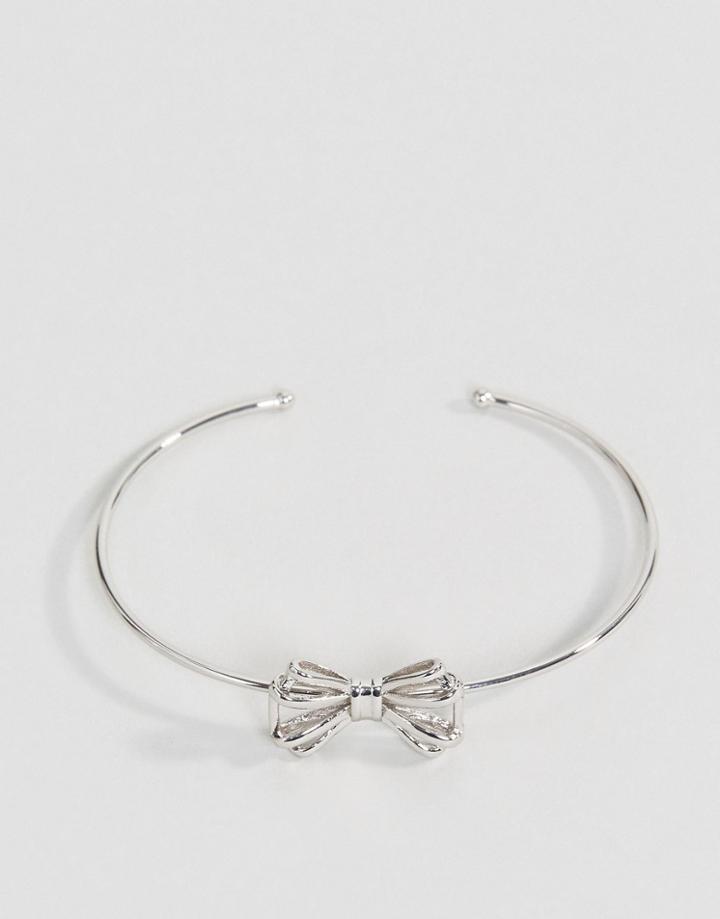 Ted Baker Sennya Sweetie Bow Cuff - Silver