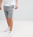 Replay Logo Sweat Shorts - Gray