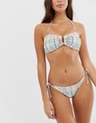 Gestuz Canta Bikini Check Bikini Bottom - Multi