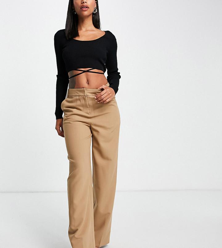 4th & Reckless Tailored Slouchy Pants In Camel-neutral