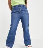 Yours Wide Leg Jeans In Blue