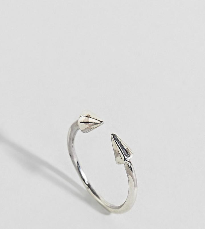 Kingsley Ryan Sterling Silver Open Spike Ring - Silver
