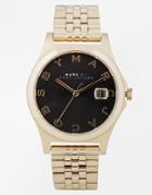 Marc Jacobs The Slim Black Face Watch Mbm3315 - Black