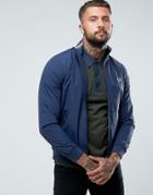 Fred Perry Brentham Harrington Jacket In Navy - Blue