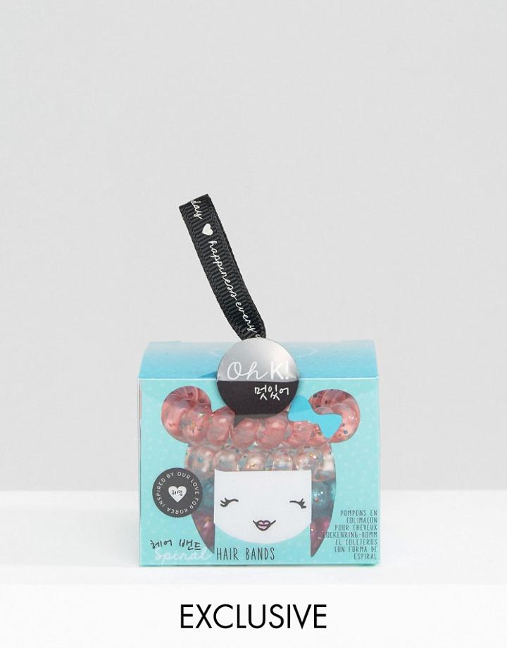 Oh K! Spiral Hair Bobbles - Hair Bobbles