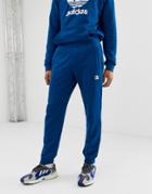 Adidas Originals Sweatpants With Trefoil Logo Blue - Blue