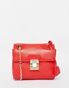 Love Moschino Leather Shoulder Bag - Red