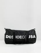 Dc Shoes Duffle Bag In Black With Logo - Black