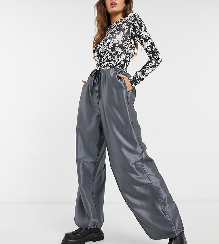 Collusion Baggy Sweatpants In Tonic-grey