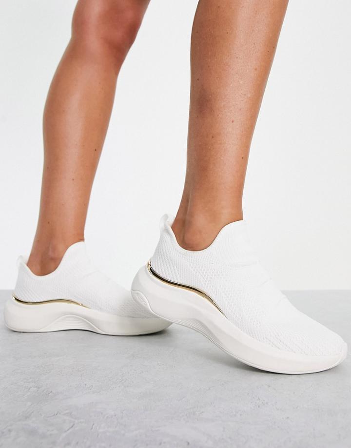 Aldo Winni Pull On Sneakers In White