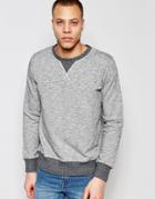 Nudie Jeans Sven Crew Sweatshirt - Greymelange