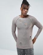 Avior Distressed Jumper - Gray