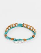 Classics 77 Cord And Bead Bracelet In Blue