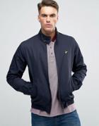 Lyle & Scott Harrington Jacket Eagle Logo - Navy