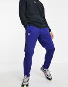 Under Armour Sportstyle Graphic Track Pants In Blue-blues