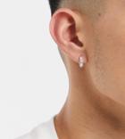Reclaimed Vintage Inspired Sterling Silver Chain Huggie Earring