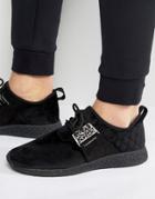 Cayler & Sons Katsuro Sneakers In Black With Quilted Heel Detail - Black