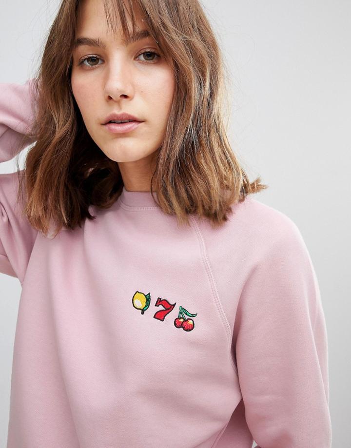 Just Female Jackpot Sweatshirt - Pink
