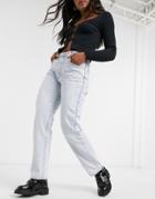 Cotton: On Dad Jean In Light Wash Blue-blues