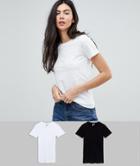 Asos Tall Ultimate T-shirt With Crew Neck 2 Pack - Multi