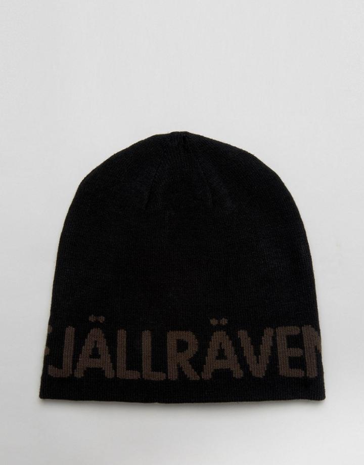 Fjallraven Are Beanie In Black - Black