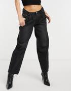 Signature 8 Slouchy Jeans In Wash Black