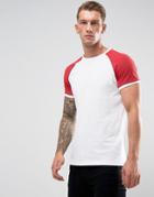 Yourturn Muscle Ringer T-shirt In White - Gray