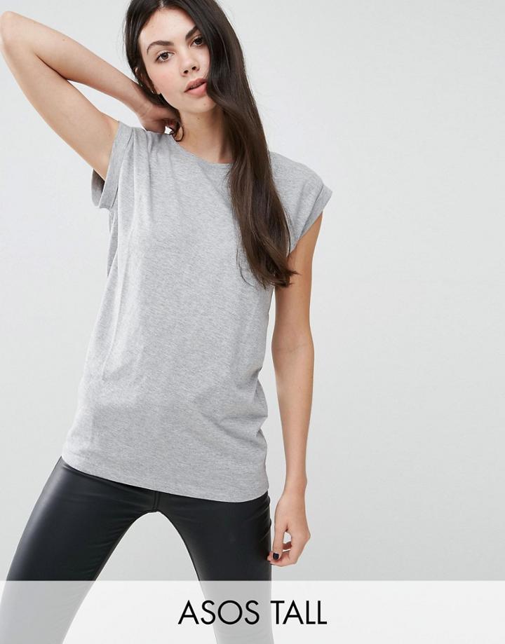 New Look Tall Boyfriend T-shirt - Gray