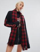 Shikumi Oversized Heritage Knit Scarf - Multi