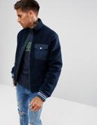 Original Penguin Borg Bomber Jacket In Navy - Navy