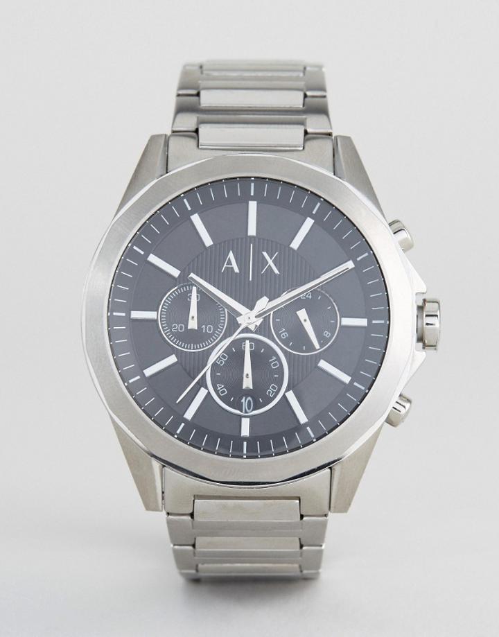 Armani Exchange Ax2600 Chronograph Bracelet Watch - Silver