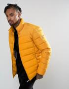 Versace Jeans Puffer Jacket In Yellow - Yellow