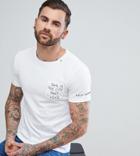 Replay Embroidered City I Love T-shirt - White