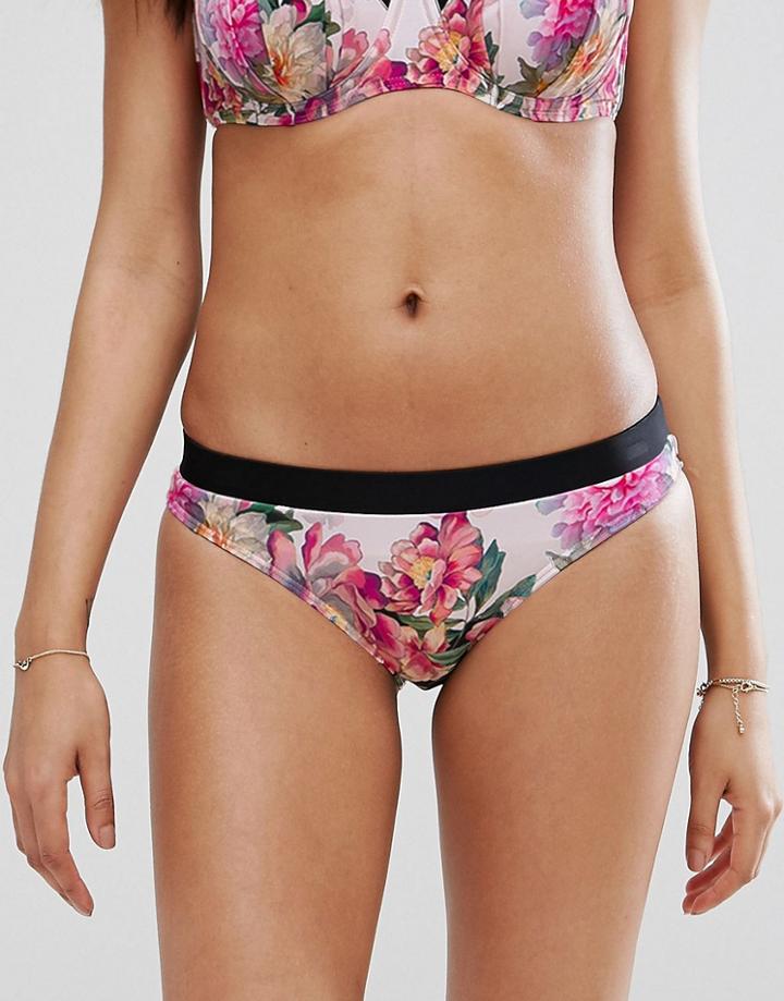 Ted Baker Adirif Painted Posie Bikini Bottom - Multi