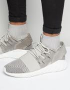 Adidas Originals Tubular Doom Primeknit Sneakers In Gray S80102 - Gray