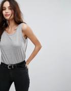 Boohoo Tank Top - Gray